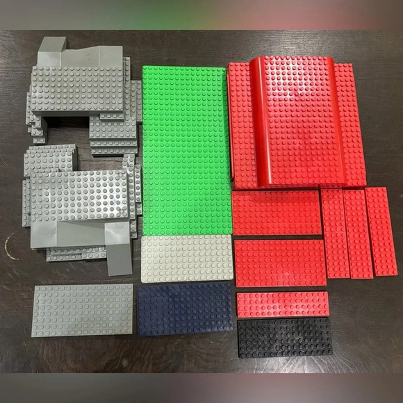 Lot of Mega Blok Bases And Risers Legos Pretend Play Playset Imagination Unisex